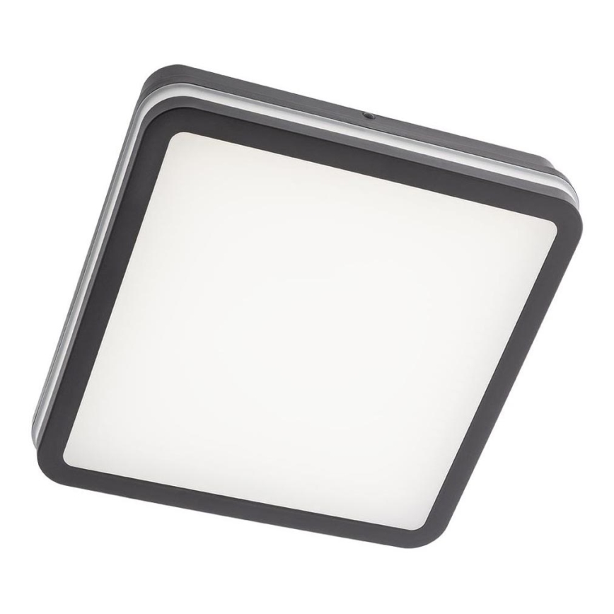 Redo 90292 - LED-Deckenleuchte für den Außenbereich mit Sensor ISOLA LED/24W/230V 26x26 cm 3000/4000/6500K IP54 anthrazit