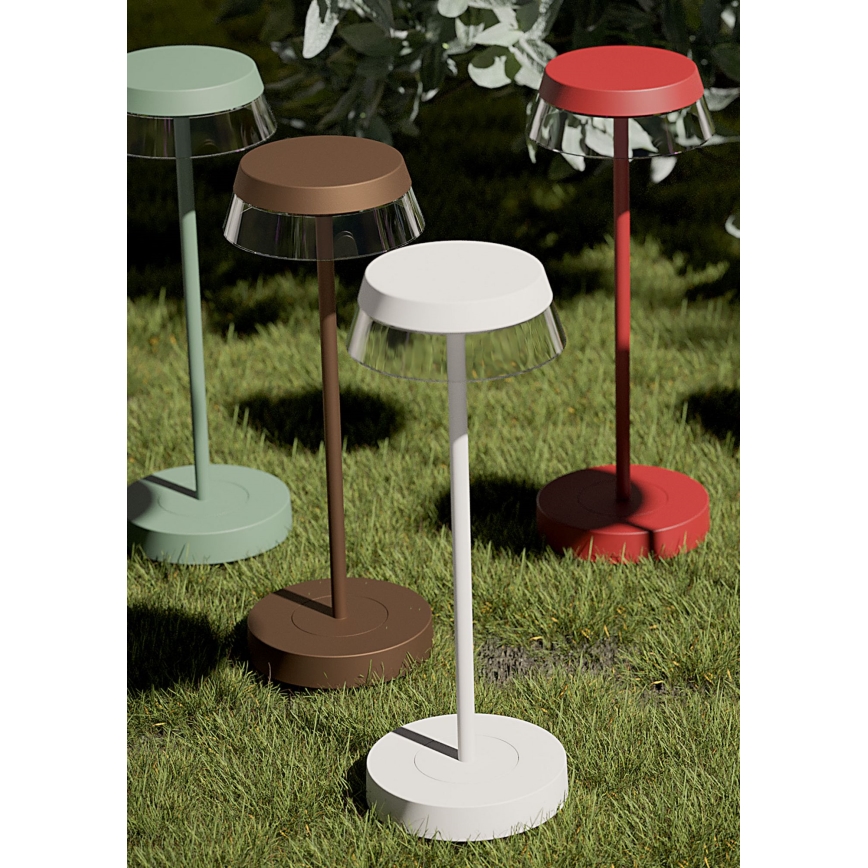 Redo 90306 - LED dimmbare Touch-Tischlampe ILUNA LED/2,5W/5V 2700-3000K 3000 mAh IP65 weiß