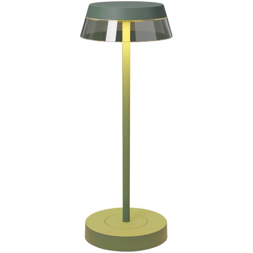 Redo 90309 - LED dimmbare Touch-Tischlampe ILUNA LED/2,5W/5V 2700-3000K 3000 mAh IP65 grün