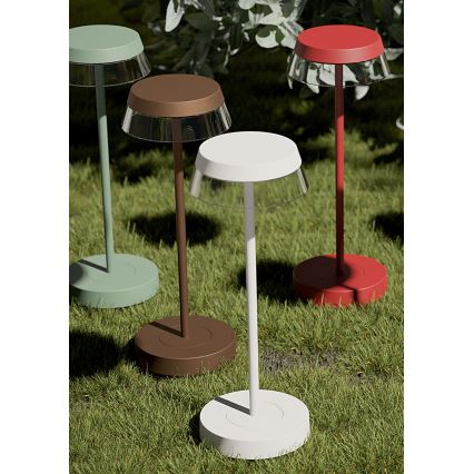 Redo 90309 - LED dimmbare Touch-Tischlampe ILUNA LED/2,5W/5V 2700-3000K 3000 mAh IP65 grün