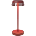 Redo 90311- Dimmbare LED-Tischlampe mit Touch-Funktion ILUNA LED/2,5W/5V 2700-3000K 3000 mAh IP65 rot