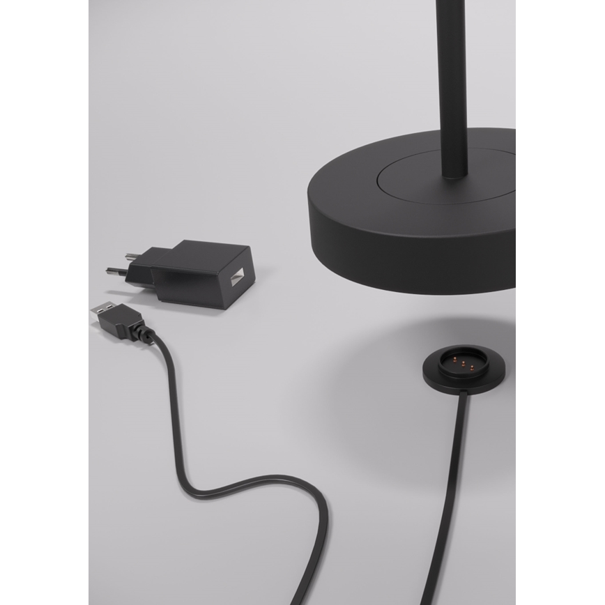 Redo 90312 - LED dimmbare Touch-Tischlampe ILUNA LED/2,5W/5V 2700-3000K 3000 mAh IP65 schwarz