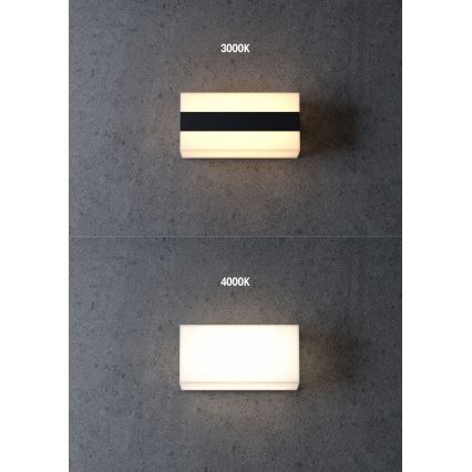 Redo 90325 - LED Außenwandleuchte KODIAK LED/8W/230V 4000K 20 cm IP65 weiß