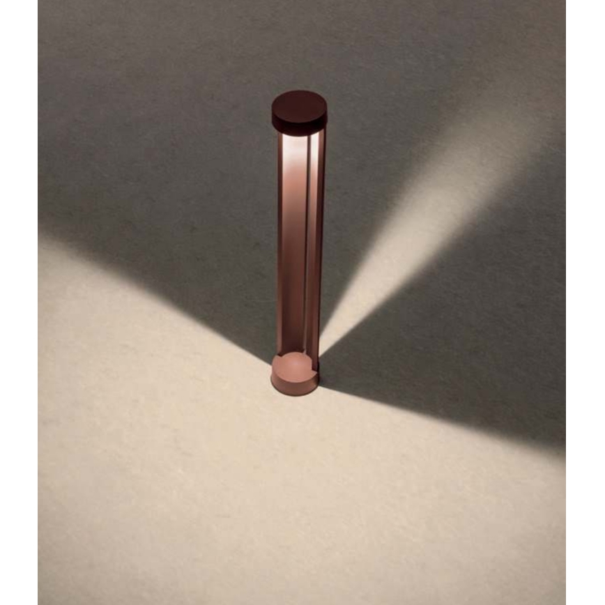 Redo 90366 - LED Außenleuchte ZEUS LED/11,5W/230V 3000K 75 cm IP54 braun