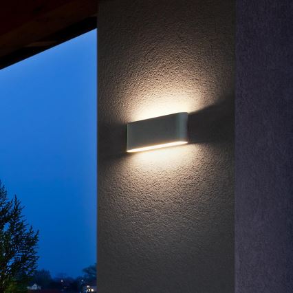 Redo 90452 - LED-Außenwandleuchte KLIPPE LED/24W/230V 3000K IP54 Anthrazit