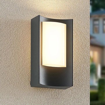Redo 90483 - LED-Wandleuchte für den Außenbereich WARP LED/8W/230V 3000K IP44 anthrazit