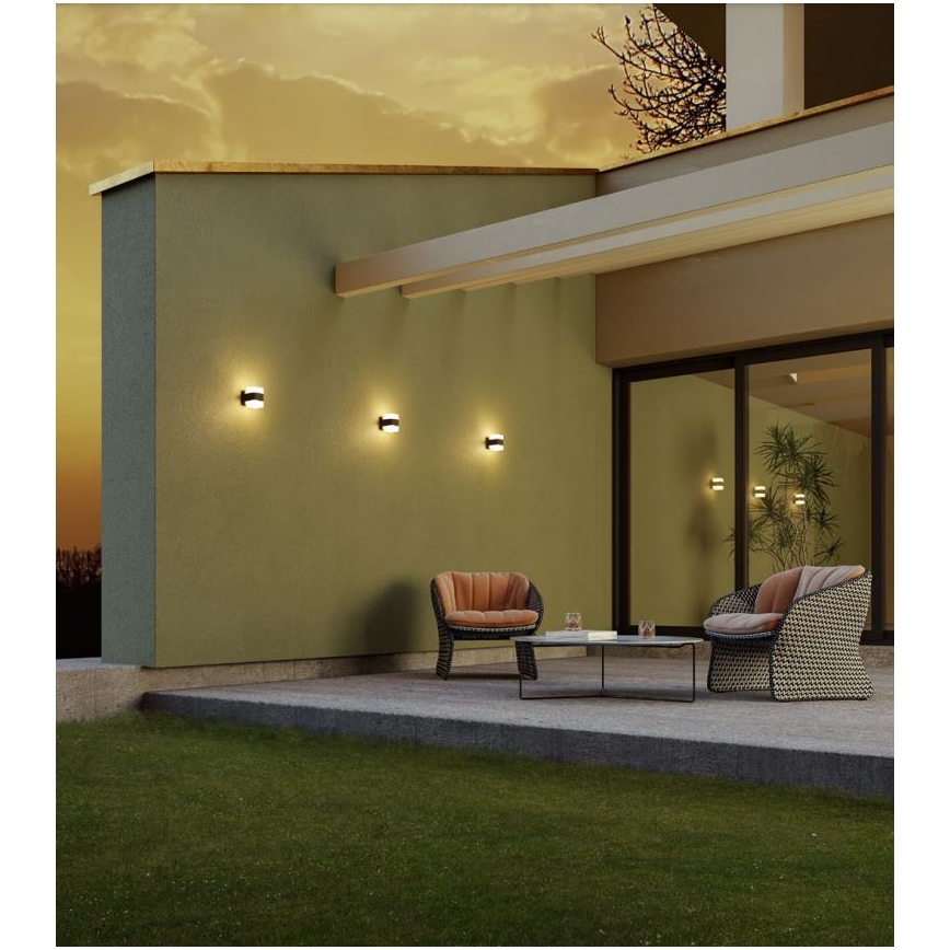 Redo 90492 - LED-Wandleuchte für den Außenbereich TOK LED/14,8W/230V IP44 anthrazit