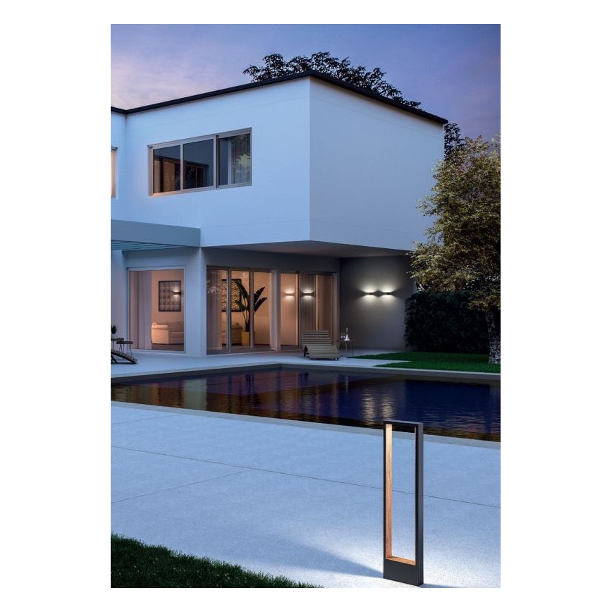 Redo 90508 - LED Außenwandleuchte WALD LED/10W/230V IP65 Anthrazit