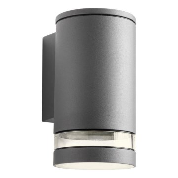 Redo 90517 - Outdoor-Wandleuchte CARGO 1xGU10/28W/230V IP54 anthrazit