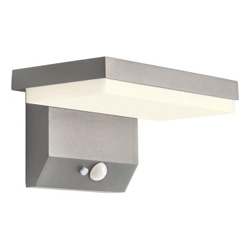 Redo 90535 - LED-Solarwandleuchte mit Sensor TAIYO LED/2W/3,7V 3000K 2200 mAh IP54 anthrazit