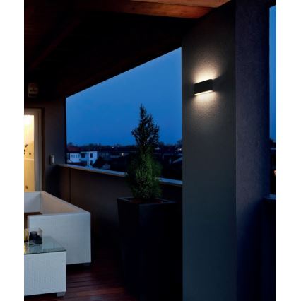 Redo 9054 - LED-Outdoor-Wandleuchte POCKET LED/13W/230V IP54 anthrazit