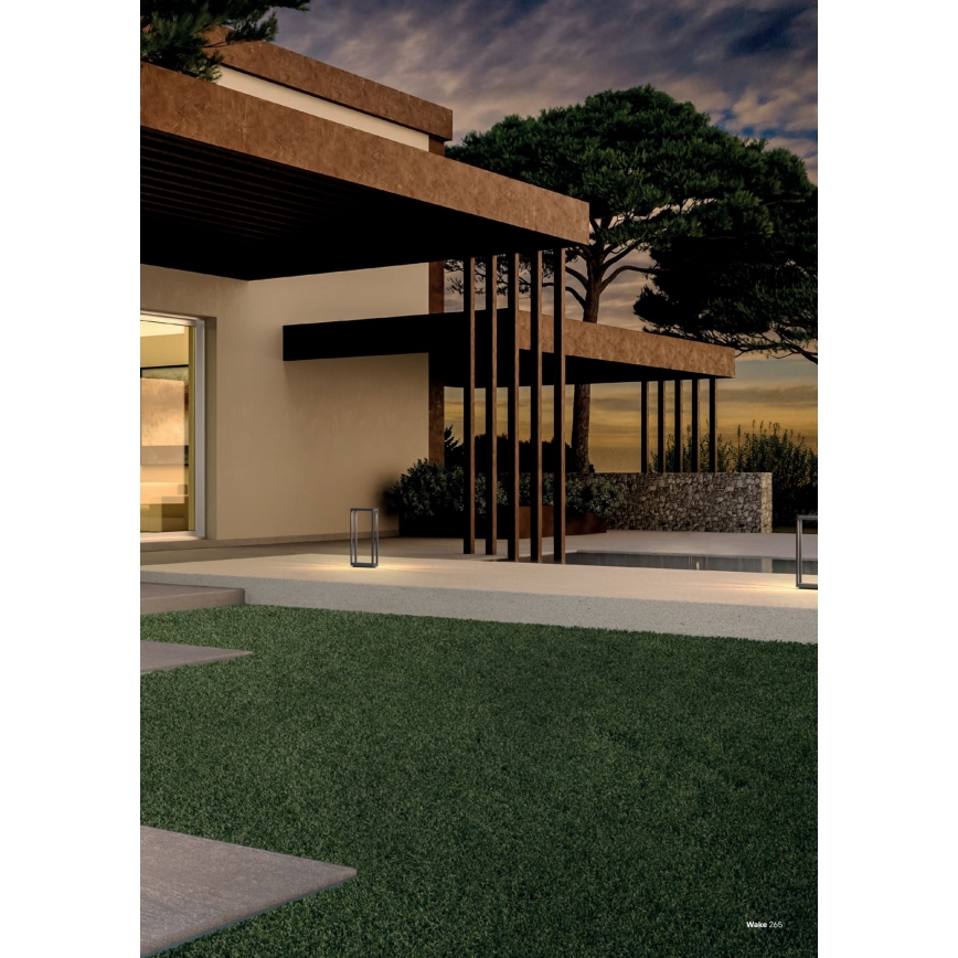 Redo 90580 - LED-Außenleuchte WAKE LED/8W/230V 3000K 20 cm IP65 Anthrazit