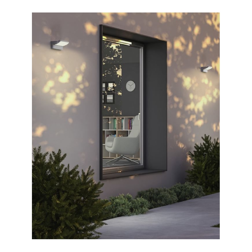 Redo 90584 - LED-Außenwandleuchte FLIP LED/20W/230V 3000K CRI 90 IP54 Anthrazit