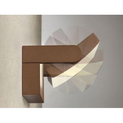 Redo 90588 - LED Außenwandleuchte mit Sensor FLIP LED/20W/230V 3000K CRI 90 IP54 braun