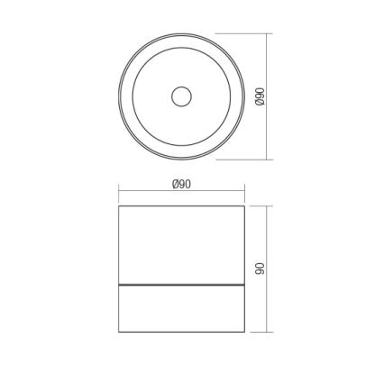 Redo 90626 - LED Außen-Spot SHAFT LED/13W/230V 3000K Ø 9 cm IP65 weiß