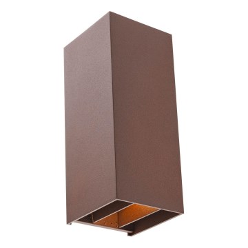 Redo 90637 - LED-Outdoor-Wandleuchte SONNY 2xLED/5W/230V 2200/3000/4000K IP54 braun
