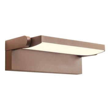 Redo 90716 - LED-Außenwandleuchte FLIP LED/40W/230V 3000/4000/5000K CRI 90 IP54 braun