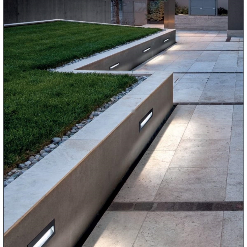 Redo 9092 - LED-Outdoor-Treppenbeleuchtung IGOR LED/6W/230V 3000K IP54 anthrazit