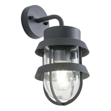 Redo 9498 - Outdoor-Wandleuchte CLAUT 1xE27/42W/230V IP44 anthrazit