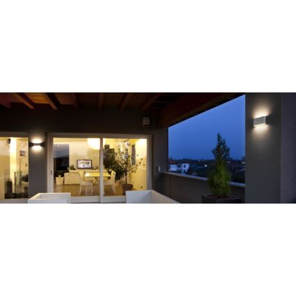 Redo 9622 - LED-Außenwandleuchte KLIPPE LED/13W/230V 3000K IP54 weiß