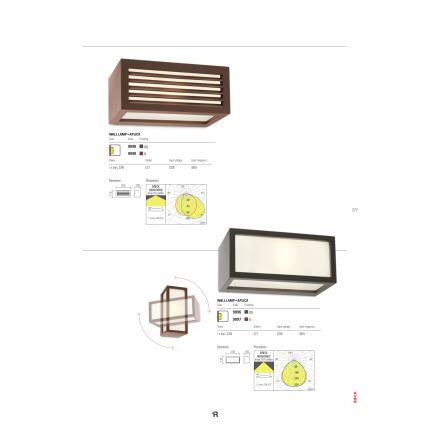 Redo 9896 - Außenwandleuchte BRICK 1xE27/23W/230V IP54 grauRedo 9896 - Außenwandleuchte BRICK 1xE27/23W/230V IP54 grau