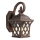 Redo 9951 - Outdoor-Wandleuchte BREMEN 1xE27/42W/230V IP23 golden/Patina