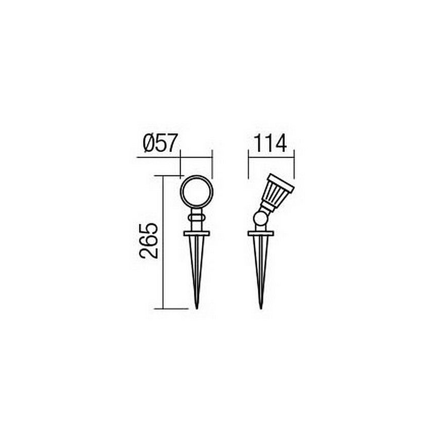 Redo 9998 - LED-Außenleuchte TIM LED/5W/230V 4000K IP65
