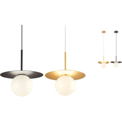 Redo UN1696_1 - Ersatzlampenschirm für Hängeleuchte und Lampe PLATO d 10 cm weiß