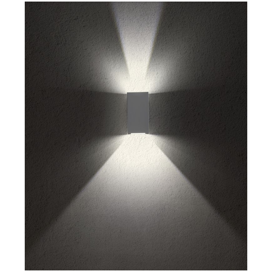 Redo 90568 - LED-Wandleuchte für den Außenbereich VARY 2xLED/10W/230V 4000K IP54 anthrazit