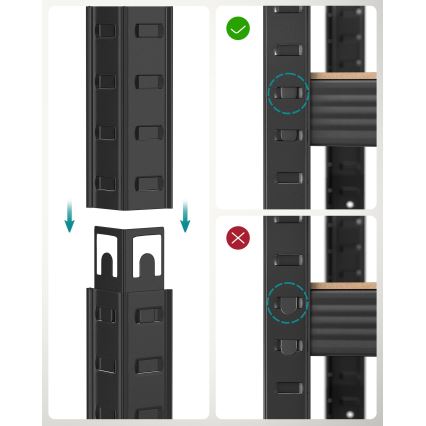 Regal ORDIFY, schwarz