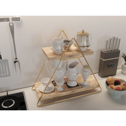 Regal-Organizer 35x40 cm golden