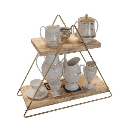 Regal-Organizer 35x40 cm golden