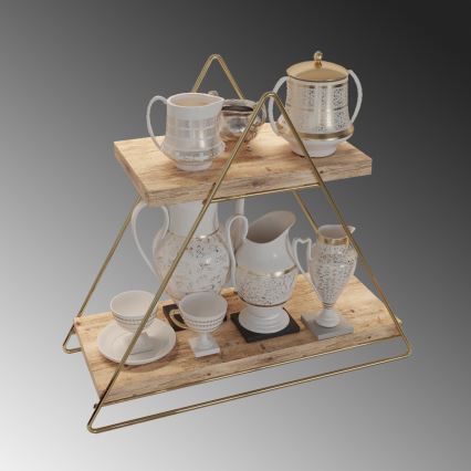 Regal-Organizer 35x40 cm golden