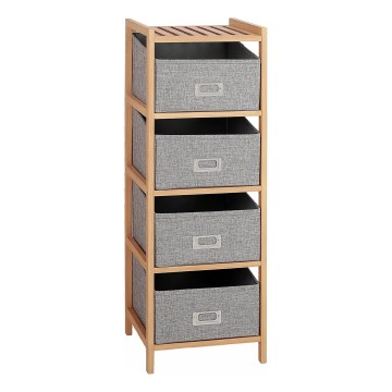 Regalsystem mit Boxen REG 83x28 cm beige