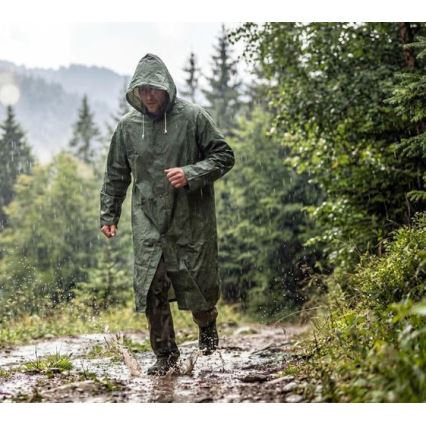 Regenponcho 120 cm grün