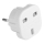 Reiseadapter UK/EU 230V weiß