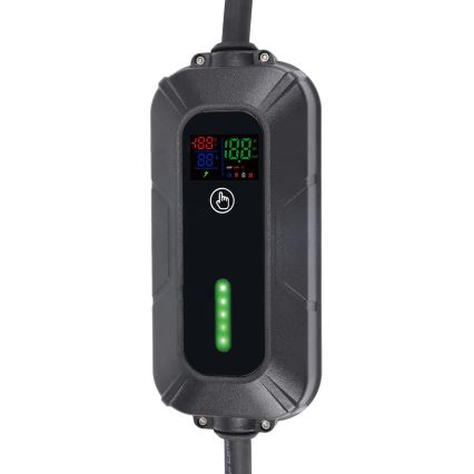 Reiseladestation für Elektroautos EV/PHEV AC Typ 2 16A/380V 11kW IP55 5m + Adapter 230V 3,7kW + Behälter