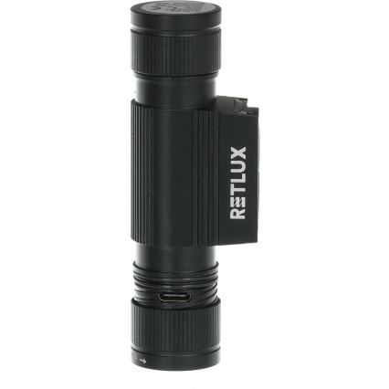 Aufladbare LED-Aluminium-Stirnlampe LED/2600 mAh IP66