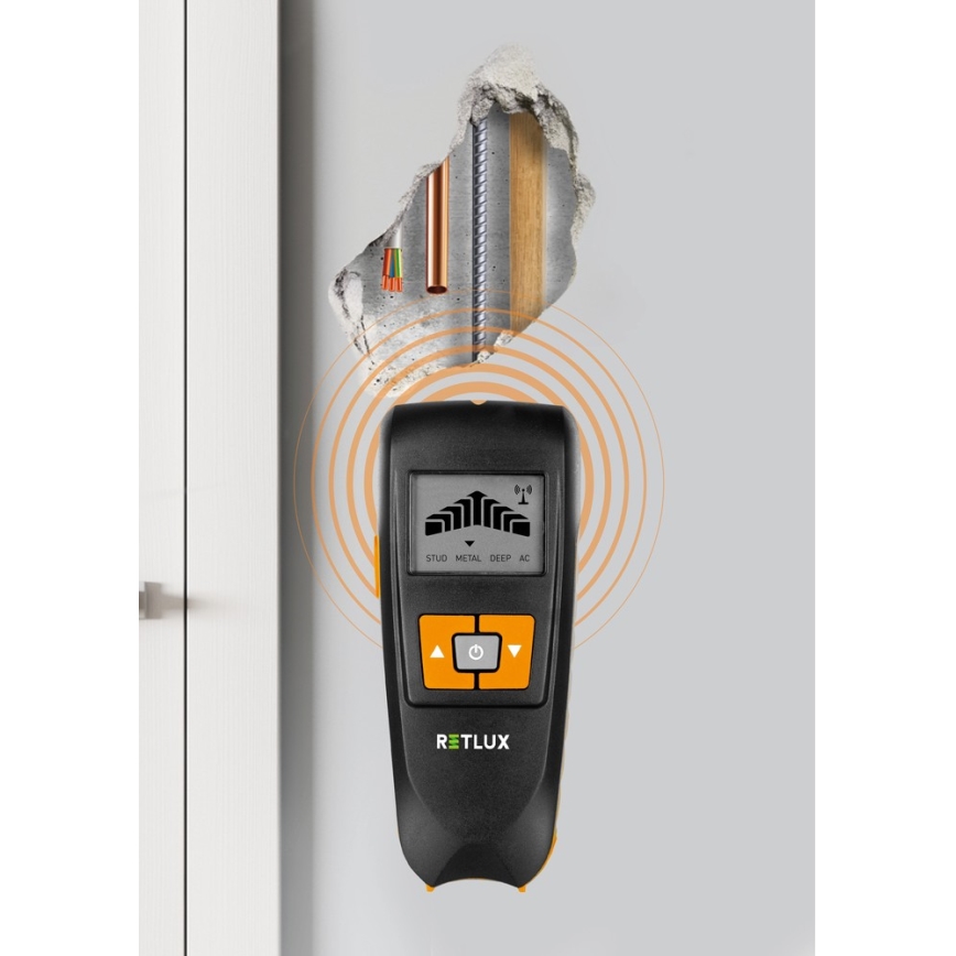 Digitaler Untergrunddetektor 4in1 9V 1x6LR61