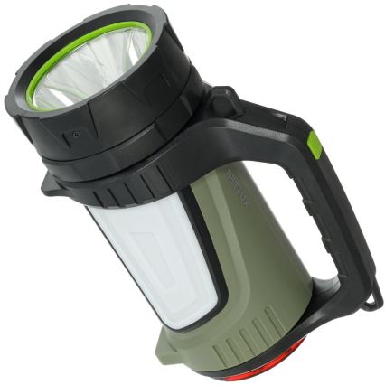 Dimmbare, aufladbare Outdoor-LED-Taschenlampe mit Powerbank LED/21W/4400mAh IP44