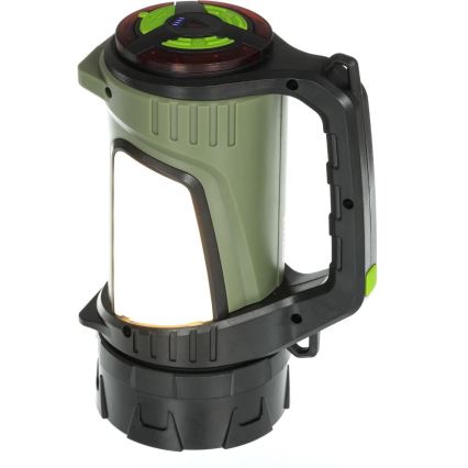 Dimmbare, aufladbare Outdoor-LED-Taschenlampe mit Powerbank LED/21W/4400mAh IP44