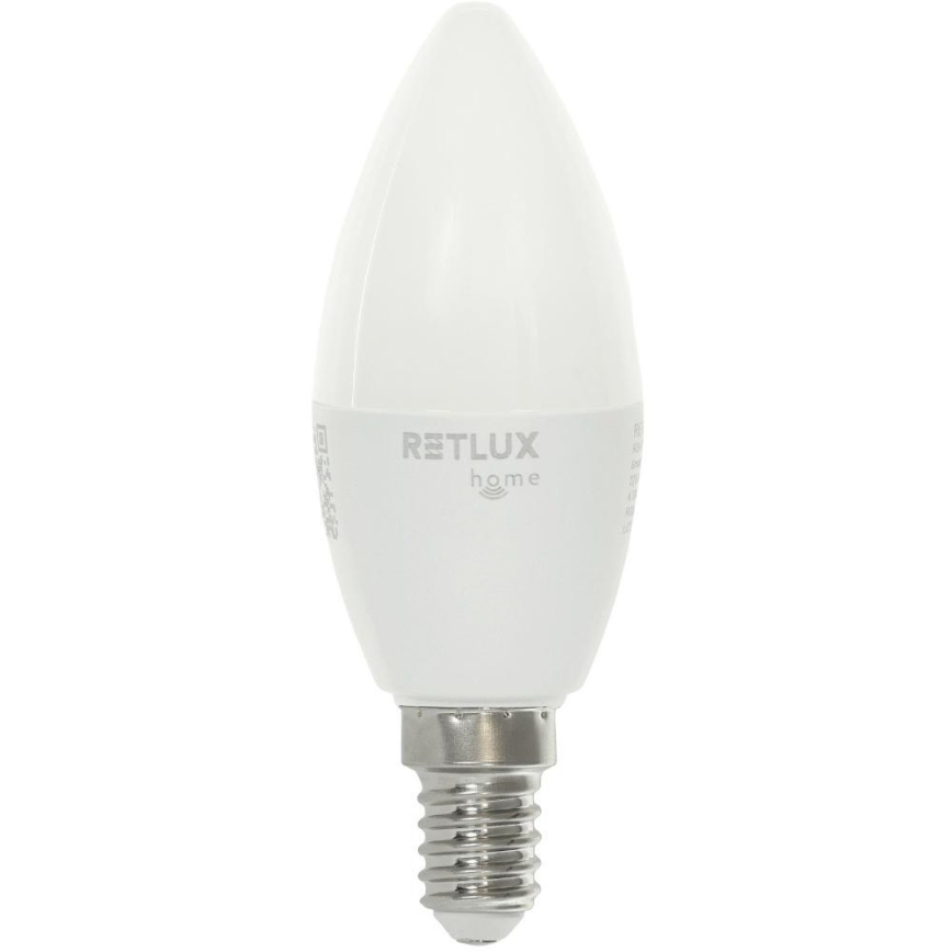 Dimmbare LED-RGBW-Lampe C37 E14/4,5W/230V 2700-6500K Wi-Fi Tuya
