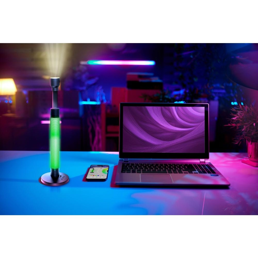 Dimmbare LED-RGBW-Tischleuchte LED/10W/5V 2700-6000K Wi-Fi Tuya + Fernbedienung