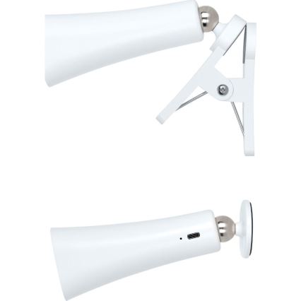 Dimmbare, wiederaufladbare 3-in-1 LED-Lampe LED/3W/5V 1200 mAh weiß