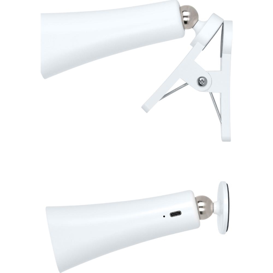 Dimmbare, wiederaufladbare 3-in-1 LED-Lampe LED/3W/5V 1200 mAh weiß