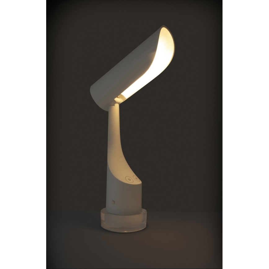 Dimmbare wiederaufladbare LED-RGBW-Tischlampe LED/5W/5V 2000 mAh 3000/6000K weiß