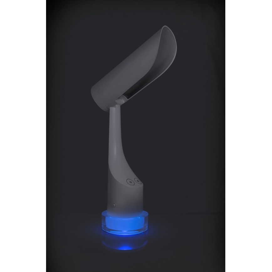 Dimmbare wiederaufladbare LED-RGBW-Tischlampe LED/5W/5V 2000 mAh 3000/6000K weiß