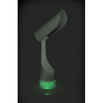 Dimmbare wiederaufladbare LED-RGBW-Tischlampe LED/5W/5V 2000 mAh 3000/6000K weiß