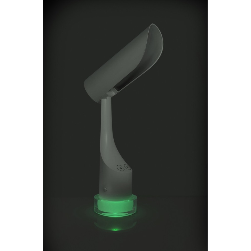 Dimmbare wiederaufladbare LED-RGBW-Tischlampe LED/5W/5V 2000 mAh 3000/6000K weiß