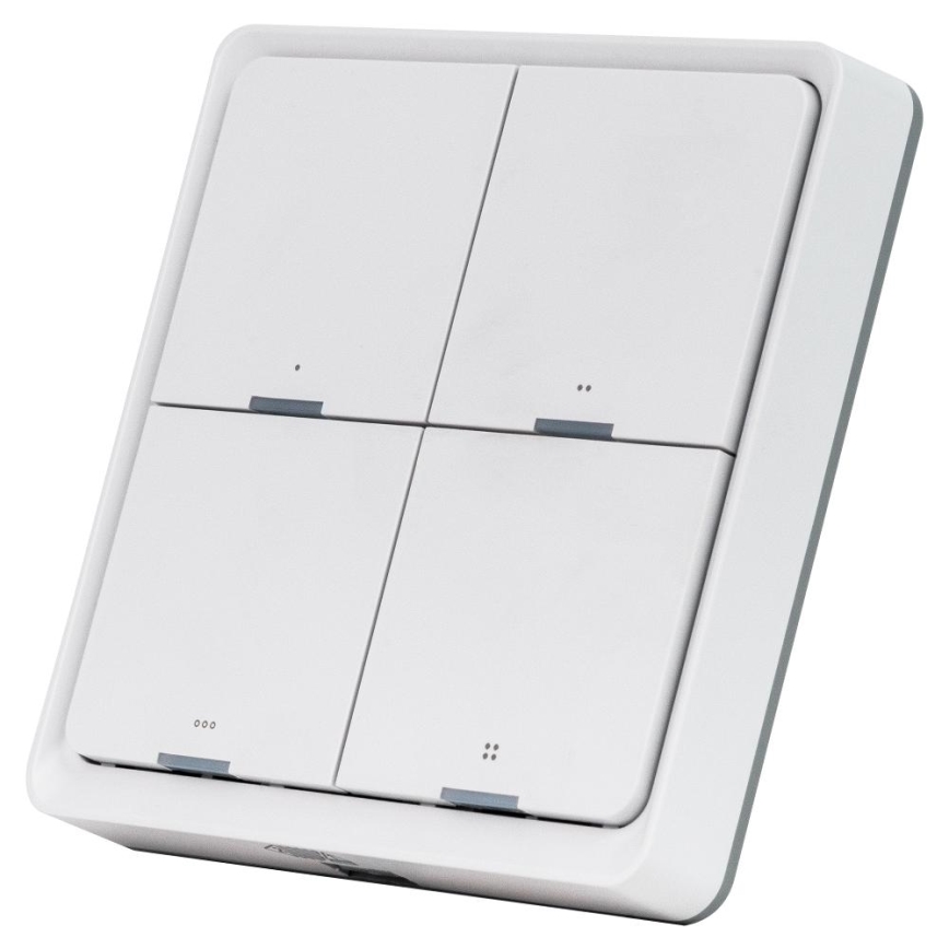 Intelligenter 4-Tasten-Schalter 1xCR2430 weiß